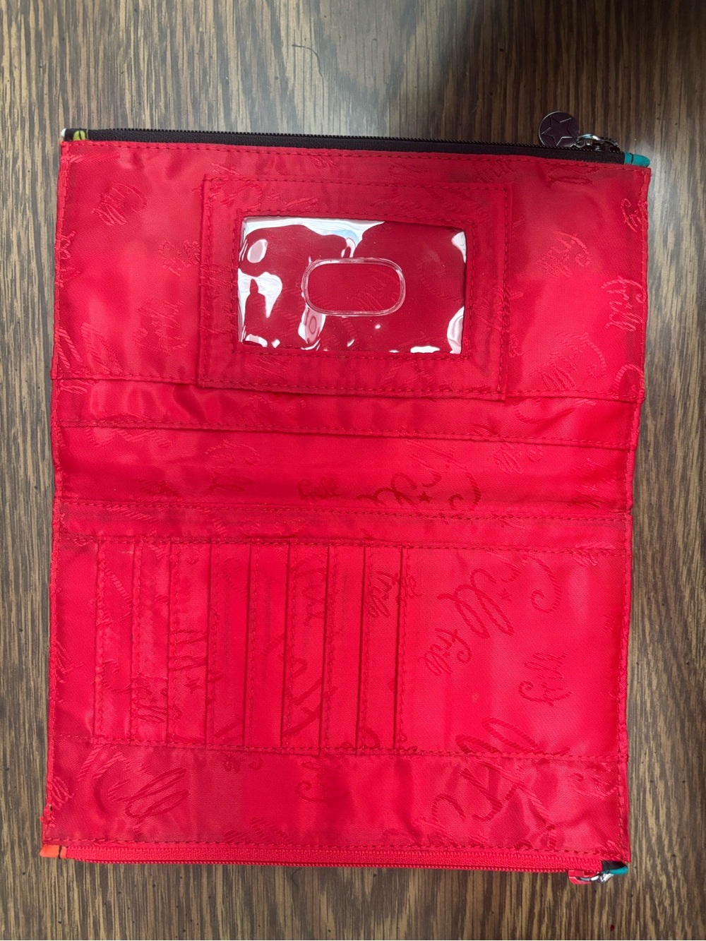 Vera Bradley retired "From A to Vera" Pattern Wallet from the Frill Collection - Picture 3 of 8